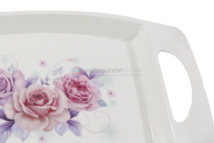 New Arrival Melamine Tray Serving Trayfood Tray With Handle