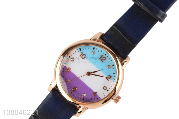 Factory supply fashion diamond dial alloy quartz women watch