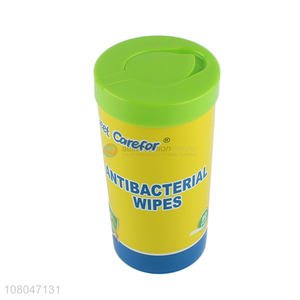 Cylindrical Wet Tissue Packaging Barrel Plastic Container