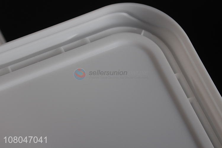 Custom 18L Square Bucket Plastic Container With Lid And Handle