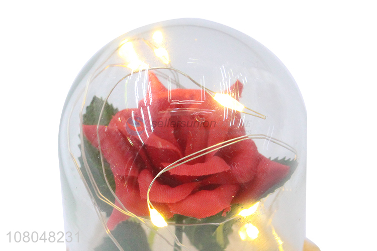 High quality multicolor glass butterfly Chinese rose lights