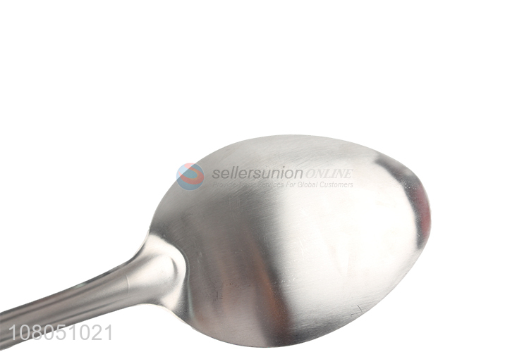 Factory direct sale plastic handle stainless steel spoon