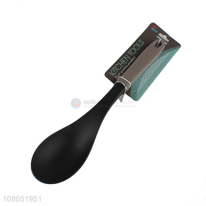 Wholesale heat resistant bpa free non-stick nylon cooking spoon serving spoon