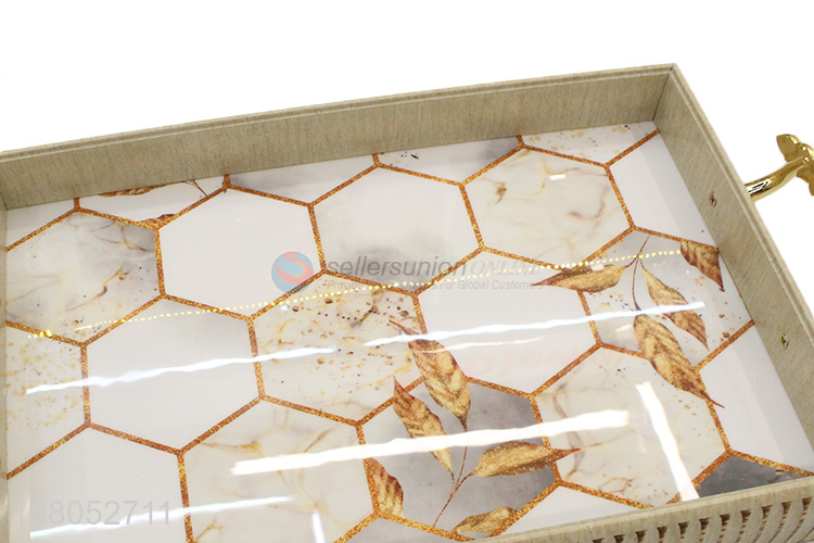 High Quality Serving Trays Fashion Storage Tray With Handle