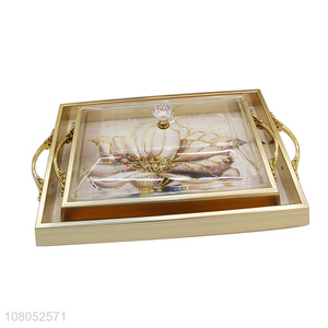 European Style Food Serving Tray Decorative Storage Tray