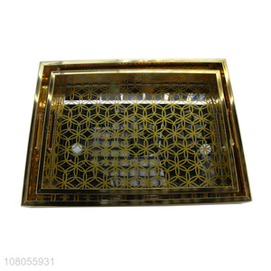 Low price rectangular decorative food serving tray