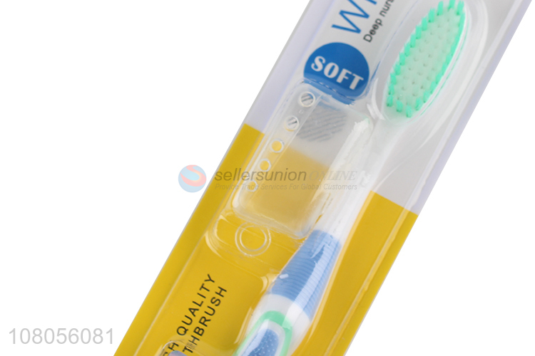 New arrival plastic portable household adult toothbrush