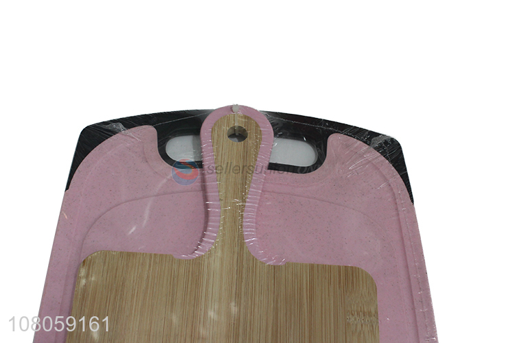 High quality pink plastic chopping block set for kitchen