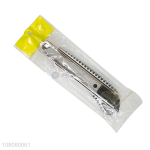 New arrival school office aluminum alloy retractable safety art knife