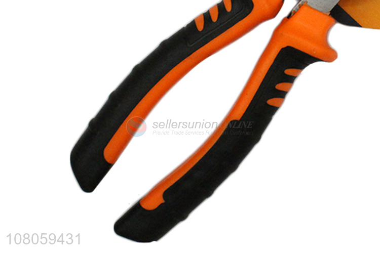 China supplier 6inch 8inch steel combination plier with comfort grip