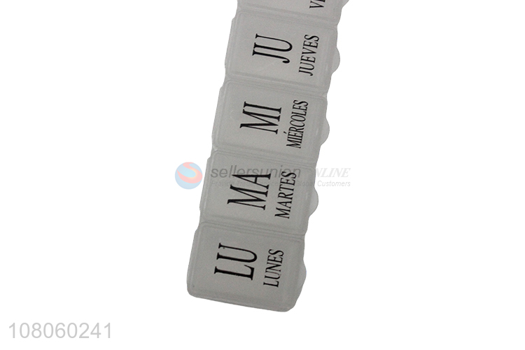 Good price gray mini pill box portable pill box wholesale