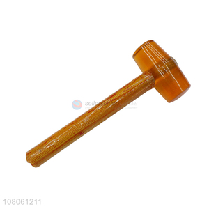 Good quality hand tools double faced wooden handle rubber hammer