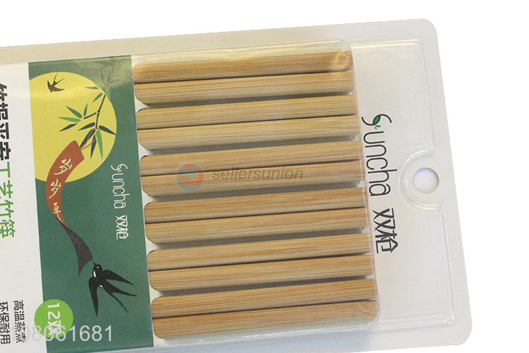 Custom High Temperature Resistant Bamboo Chopsticks Reusable Chopsticks