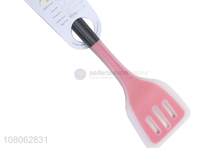 Low price silicone cooking tools slotted spatula