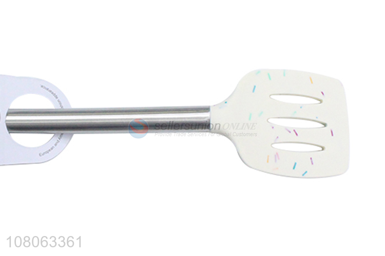 Wholesale from china kitchenware silicone slotted spatula