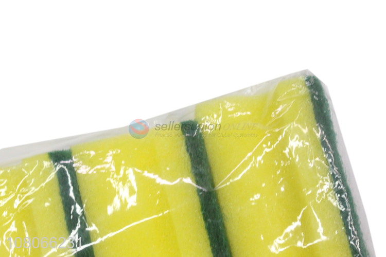 Hot selling dual-sided cellulose sponge dishewashing sponge for kitchen