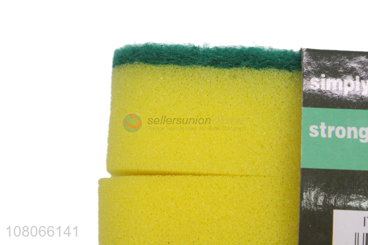 Wholesale durable sponge cloth kitchen cleaning sponge scrubbing sponge