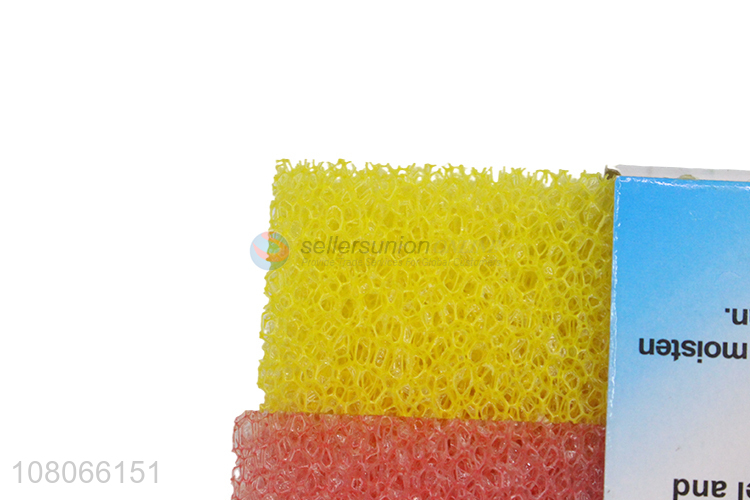 Good quality durable cleaning sponge scourer for kitchen and bathroom