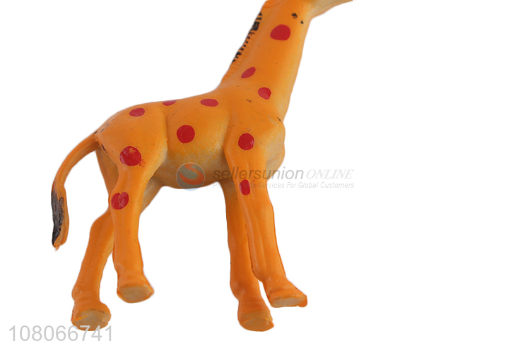 Cute Giraffe Simulation Animal Model Toy For Sale