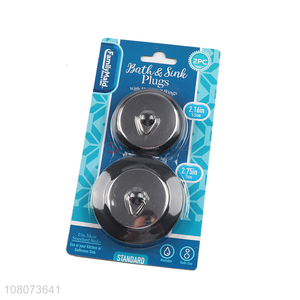 Best Selling 2 Sizes Sink Plugs Rubber Bath Stopper Set