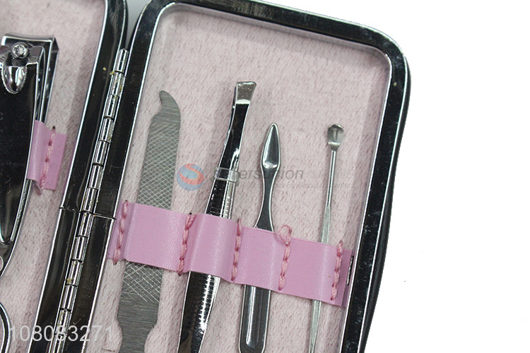 Best selling 7pieces portable manicure set pedicure set