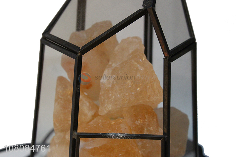 Wholesale price crystal salt stone lamp home night light