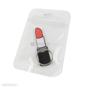 New arrival creative lipstick cell phone finger ring stand