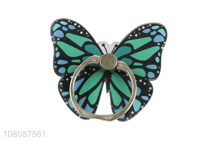 China manufacturer butterfly mobile phone ring holder stand