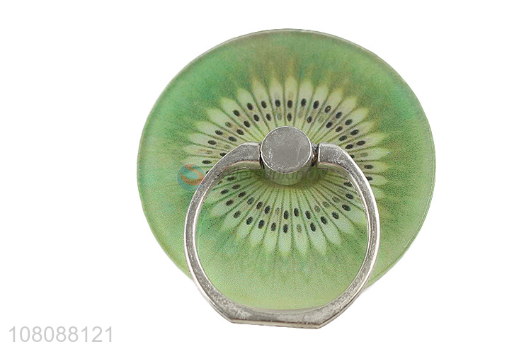 Yiwu market kiwi fruit acrylic cell phone ring holder bracket