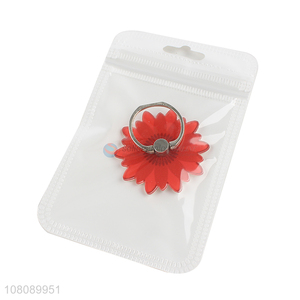 China supplier red flower acrylic desktop phone holder