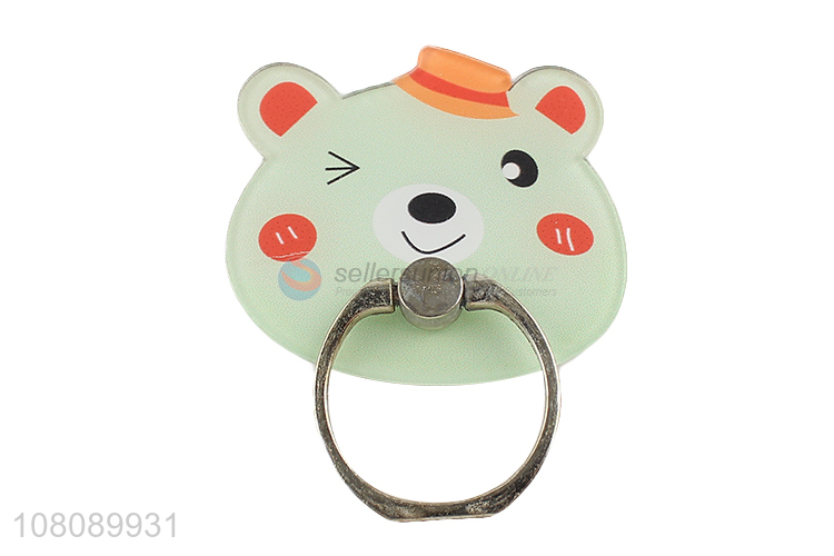 Factory supply cartoon bear acrylic portable mobile phone holder