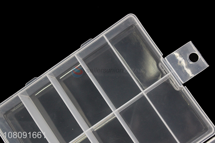 Most popular plastic portable 10compartment pill case