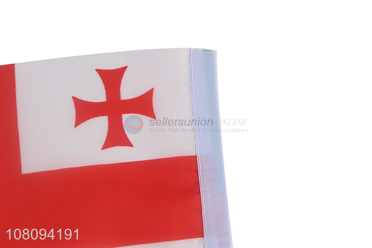 Factory wholesale Georgia country flag polyester printing flag