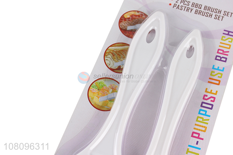 Good price white kitchen seasoning brush set wholesale