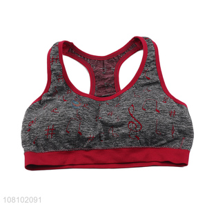 Top selling breathable sports fitness bra women wear