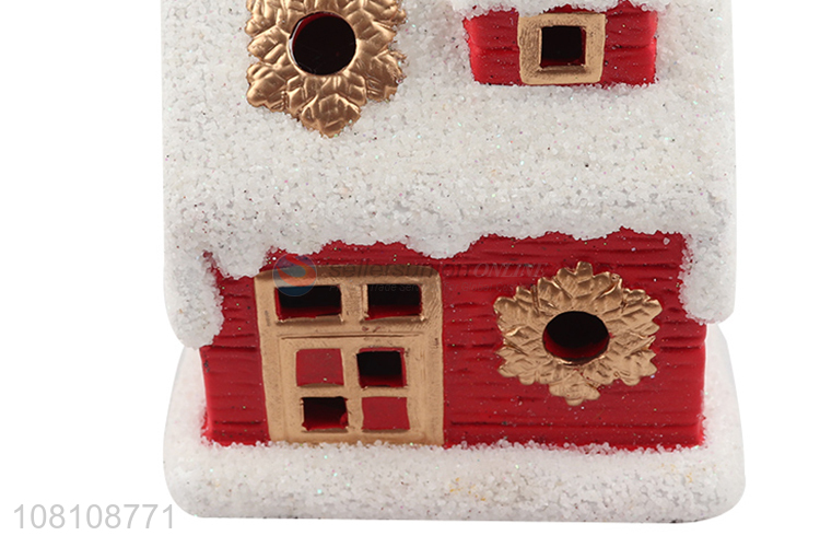 Hot selling ceramic house christmas party decorations