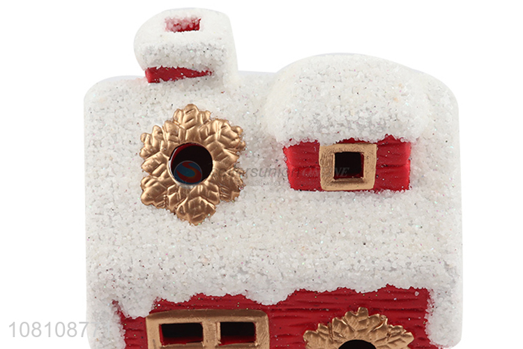 Hot selling ceramic house christmas party decorations