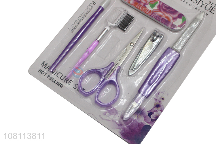 Good selling daily use women beauty nail manicure set