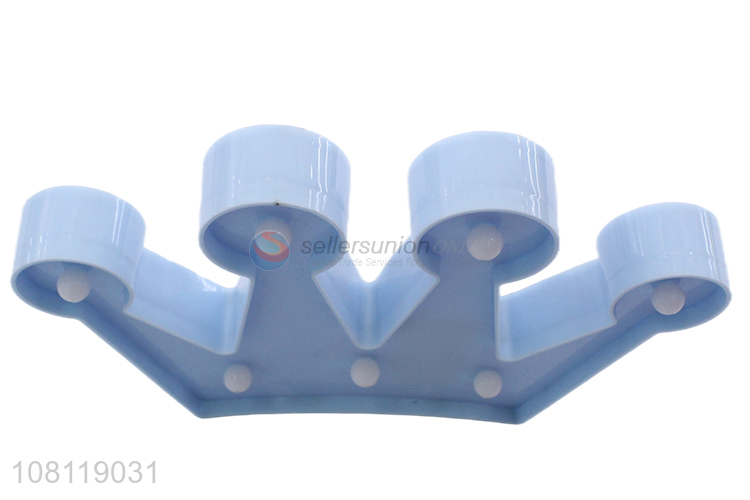 High quality blue mini crown plastic crafts for sale