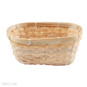 China factory creative bamboo basket handmade woven basket