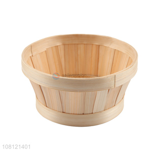 High quality garden bamboo woven flower pot for sale