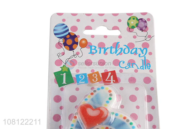 Hot items eco-friendly cake accessories birthday number candle