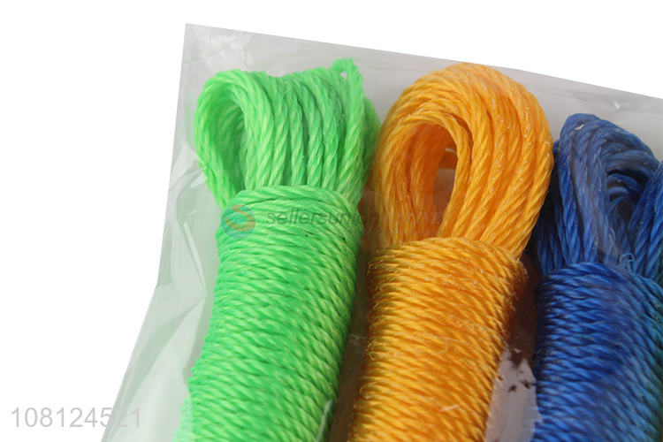 High Quality Colorful Clothesline Plastic Clothes Line