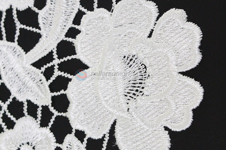 Hot selling polyester garment embroidery lace trim wholesale