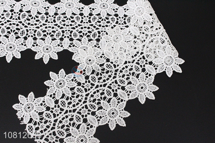 Wholesale cheap price white garment dress decorative lace trim