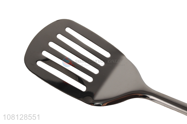 Yiwu market stainless steel slotted spatula baking kitchenware