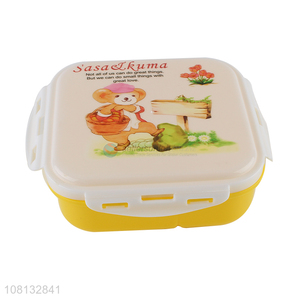 Factory direct sale portable plastic office lunch box