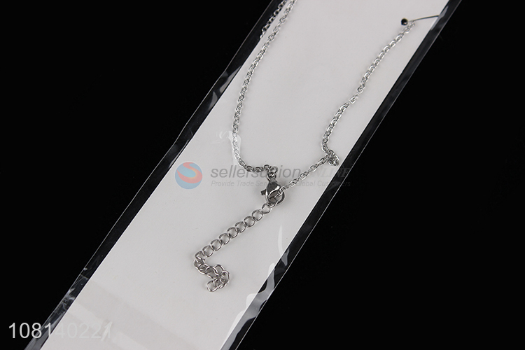 Best selling silver women jewelry necklace for decoration