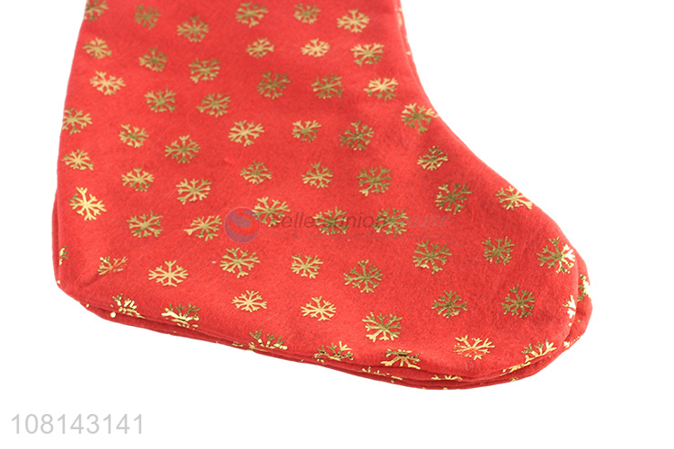 Good quality non-woven Christmas stocking for home decoration