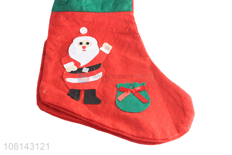 Hot sale non-woven Christmas stocking hanging Xmas decoration